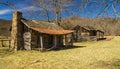 Log Cabins for Slave Labor Royalty Free Stock Photo